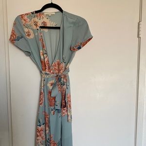Vicidolls wrap dress with flowers